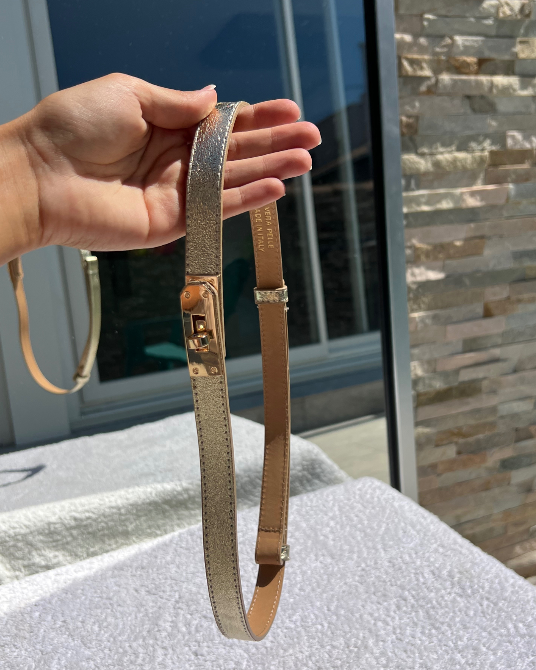 Ceinture Hermance doré
