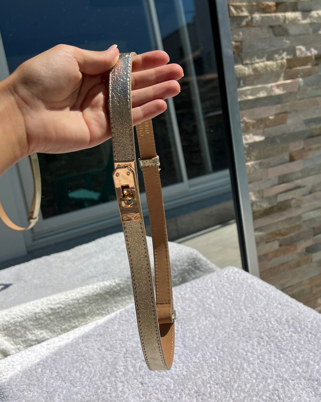 Ceinture Hermance doré