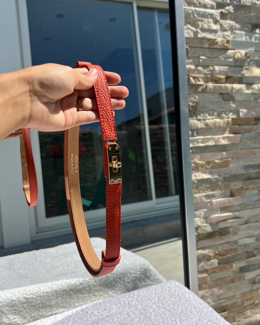 Ceinture Hermance orange