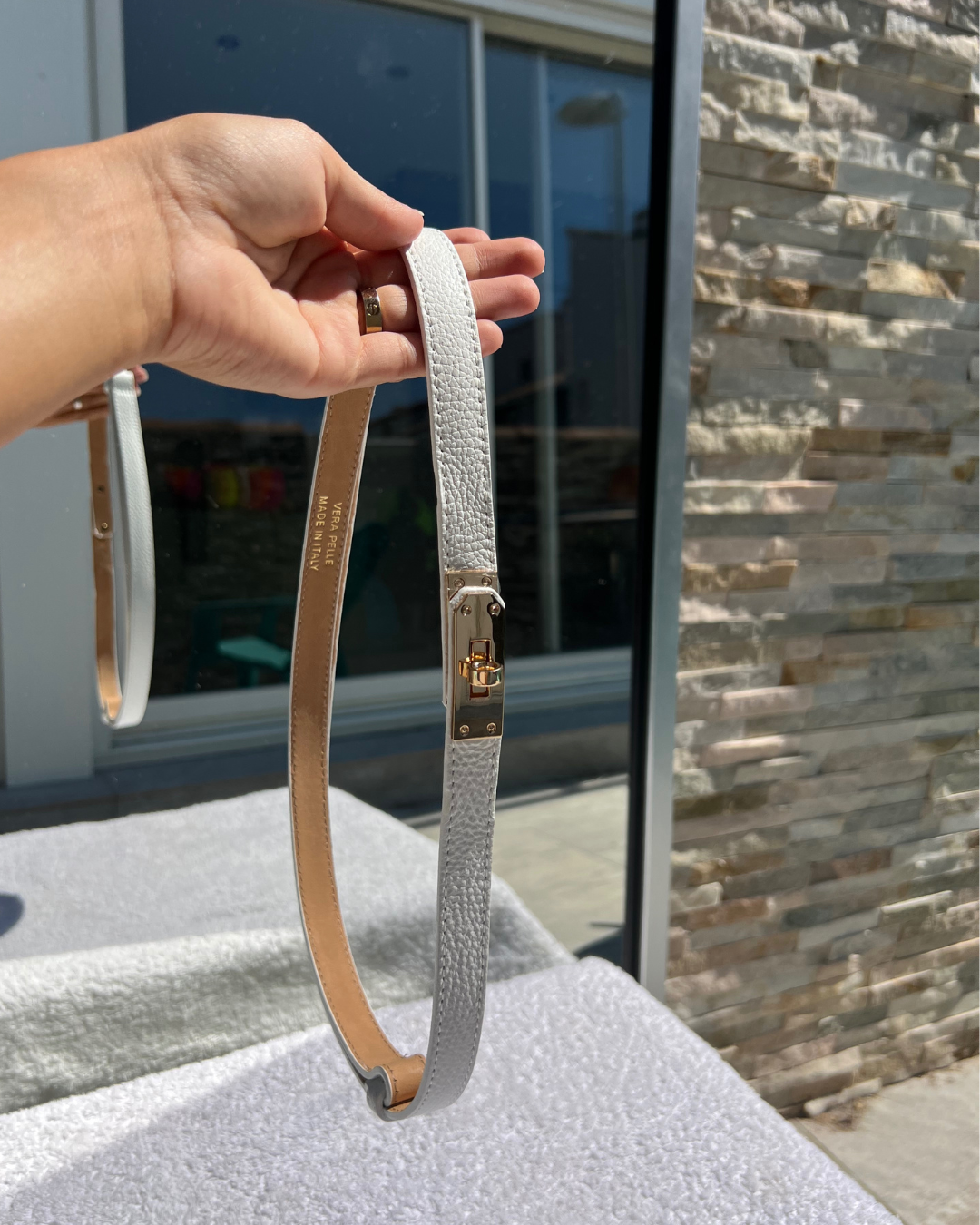 Ceinture Hermance blanche