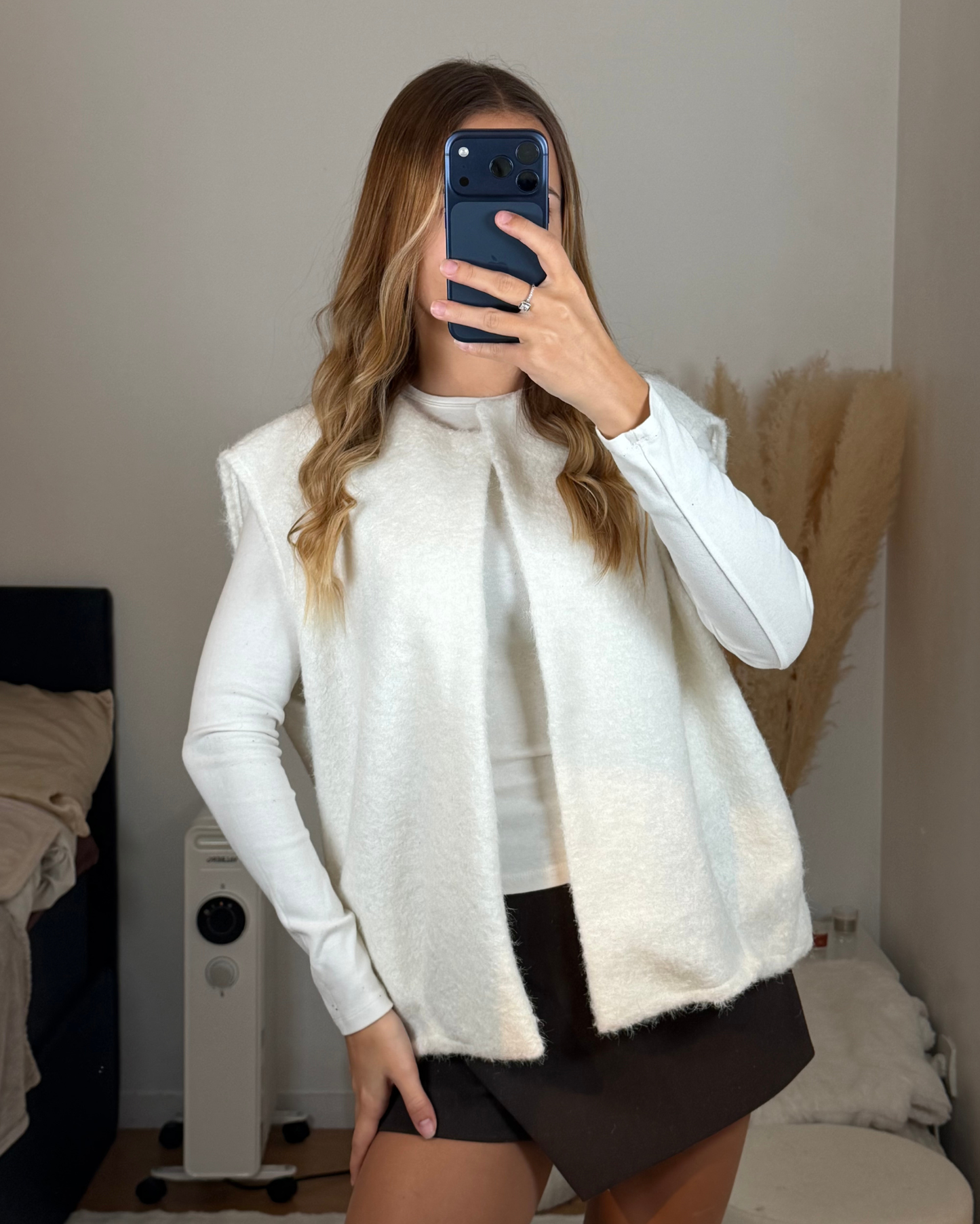 Gilet sans manche blanc