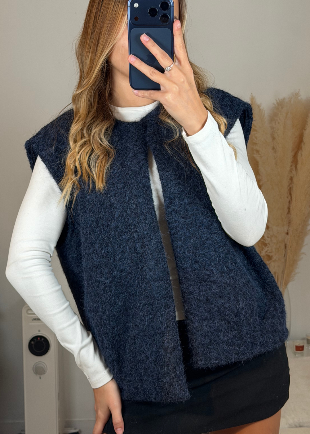 Gilet sans manche bleu marine - BELANTA PARIS