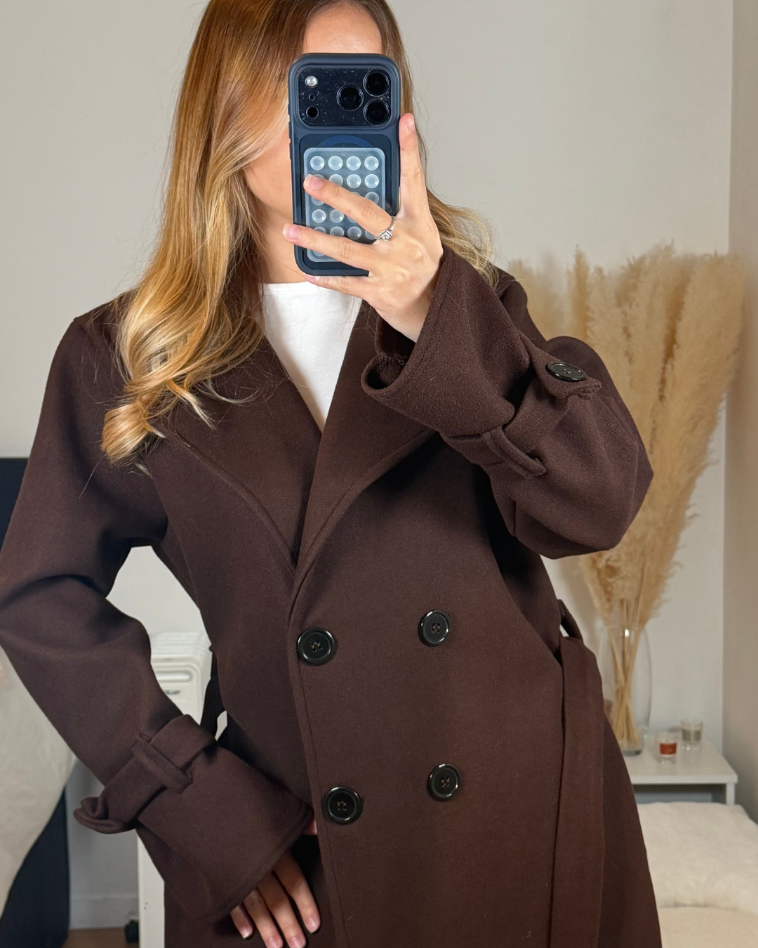 Trench long marron