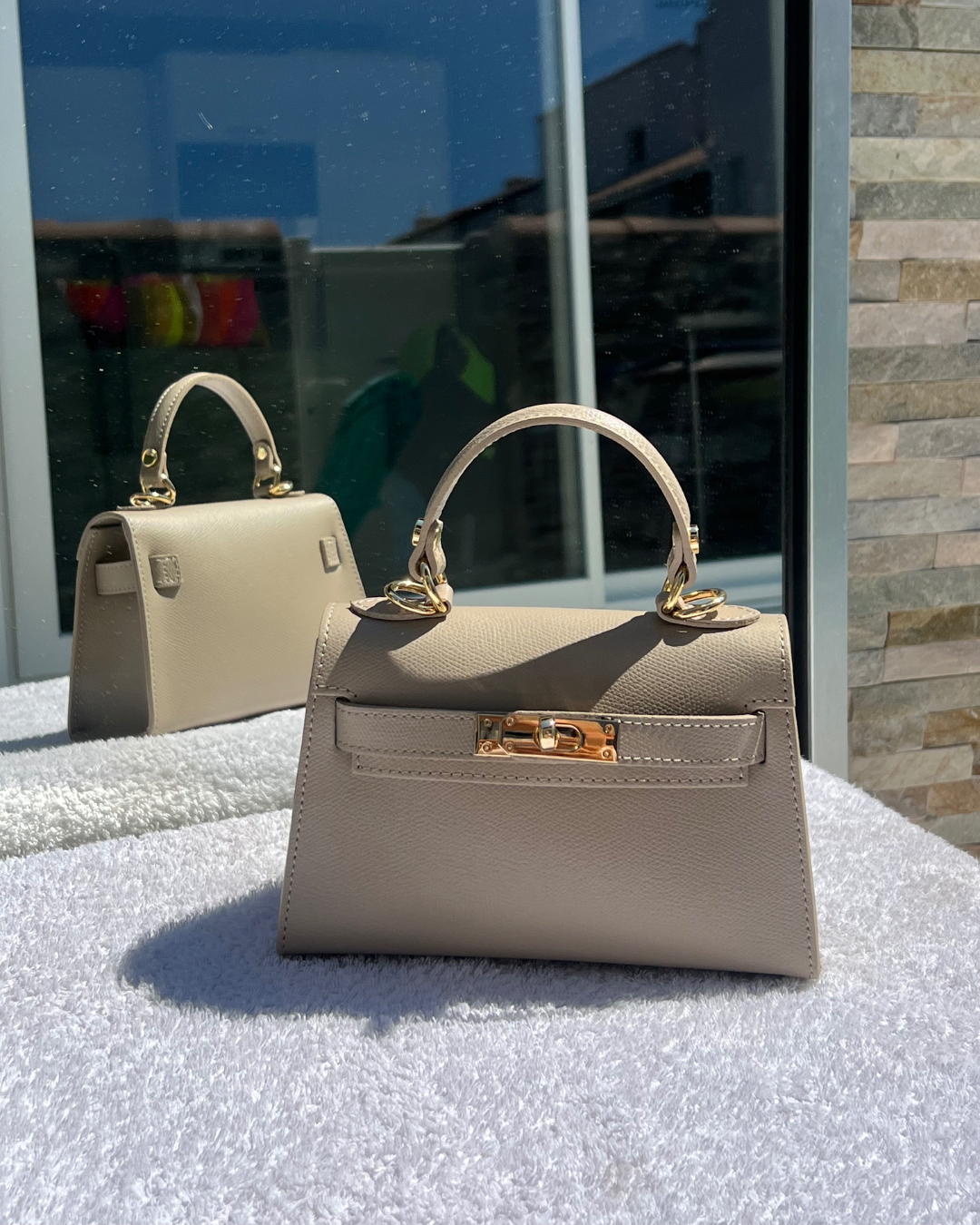 Sac Hermance taupe