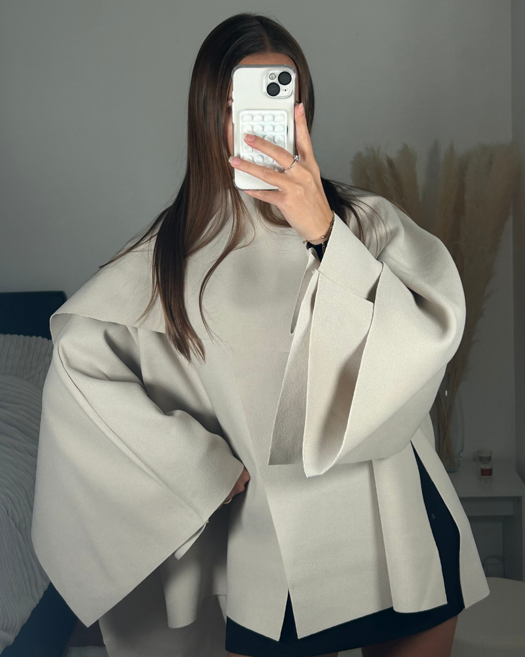 Poncho beige