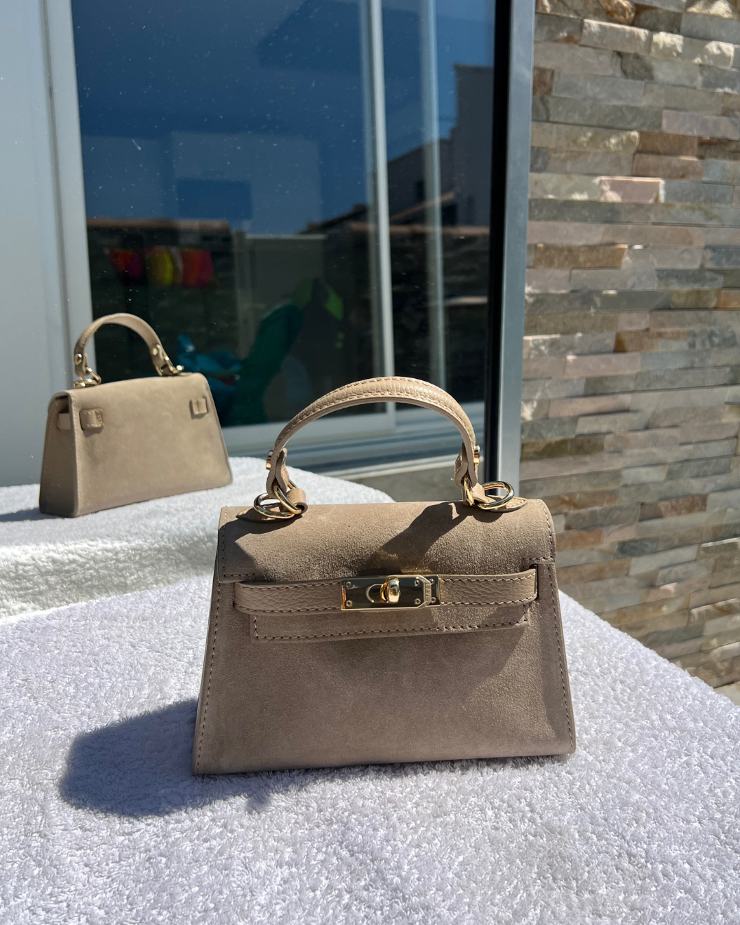 Sac Hermance en daim