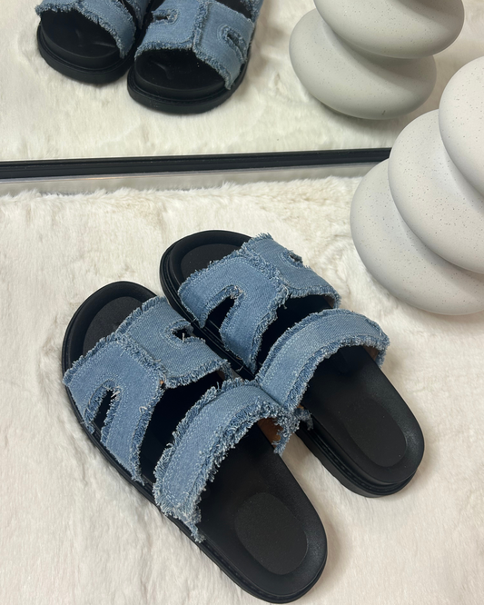 Claquette en jean