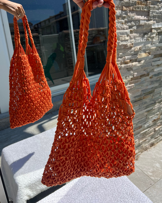 Sac de plage orange
