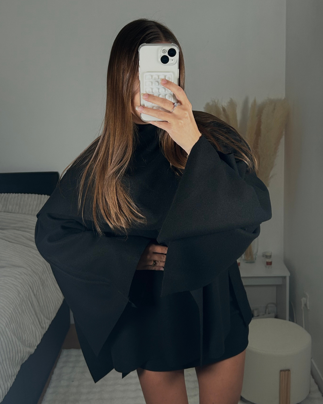 Poncho noir