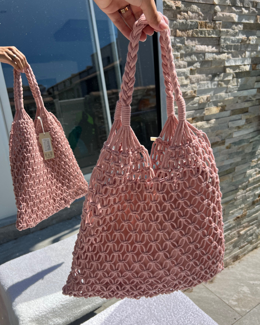 Sac de plage rose