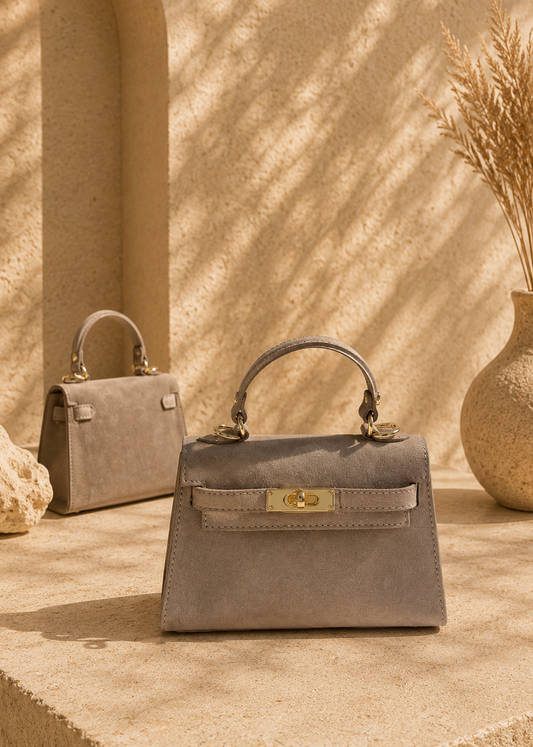 Sac Hermance en daim