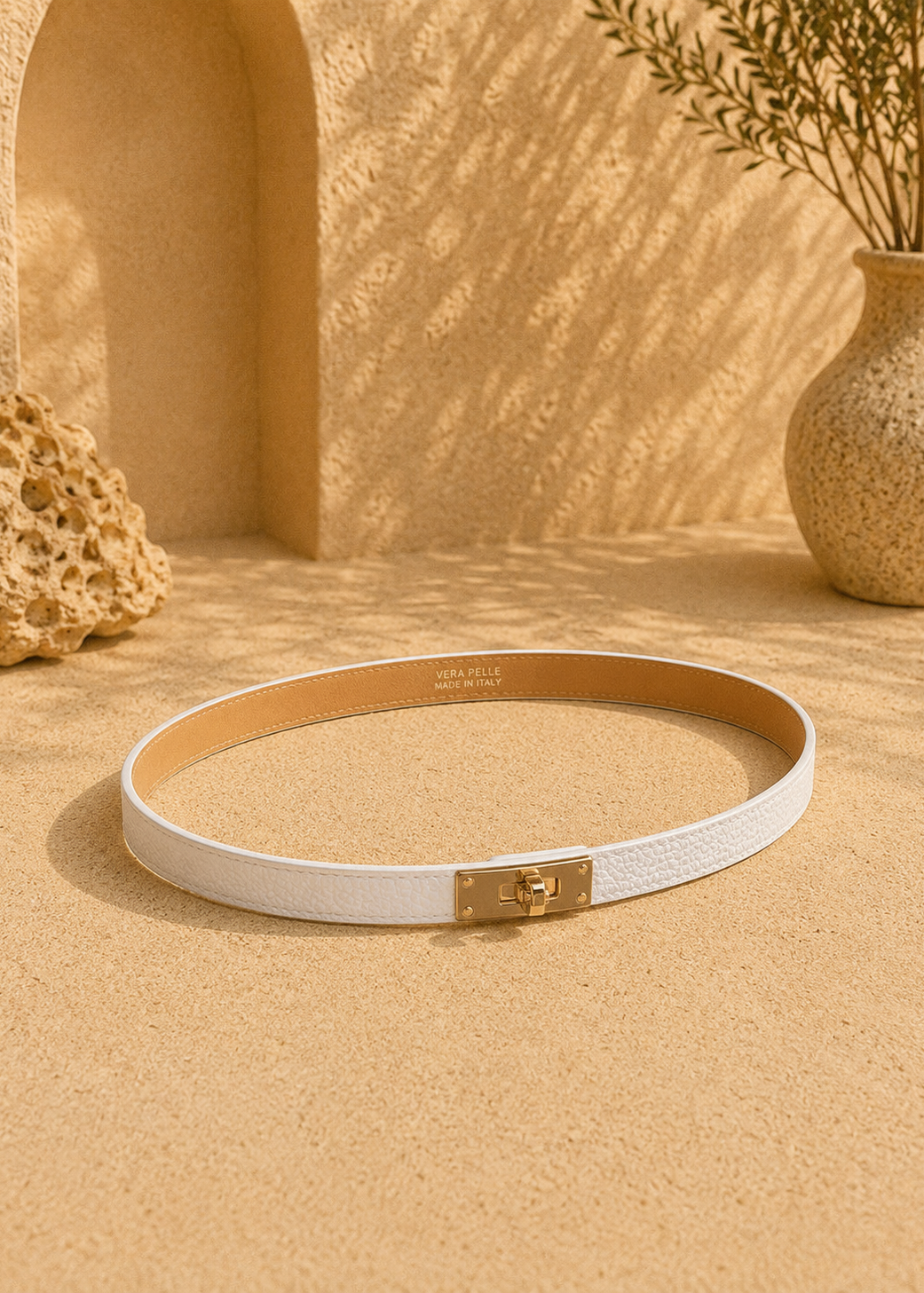 Ceinture Hermance blanche
