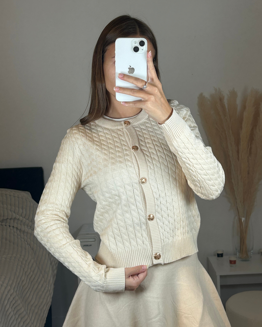 Cream sweater